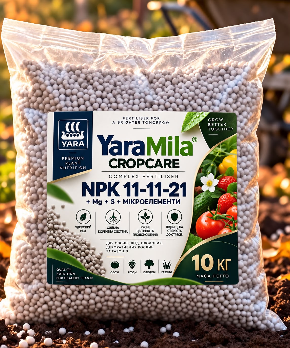 Упаковка YaraMila CROPCARE 11-11-21 10 кг